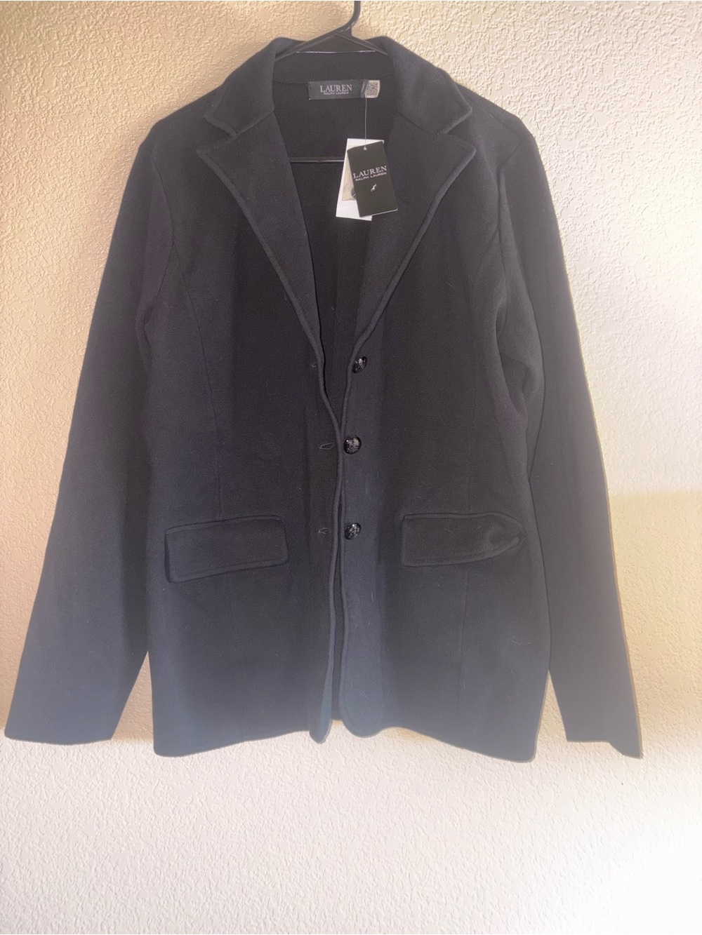 Ralph Lauren Black Label Womens Button Blazer Sz CL